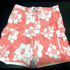 U.S apparel flower swim shorts